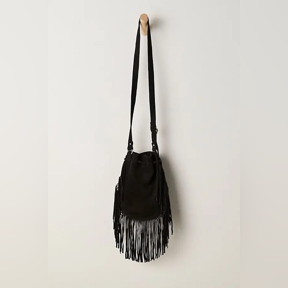 NWT Free People Calamity Crossbody Bag ~Black~ - Picture 2 of 5